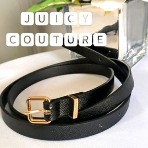 Juicy Couture black belt with gold buckle